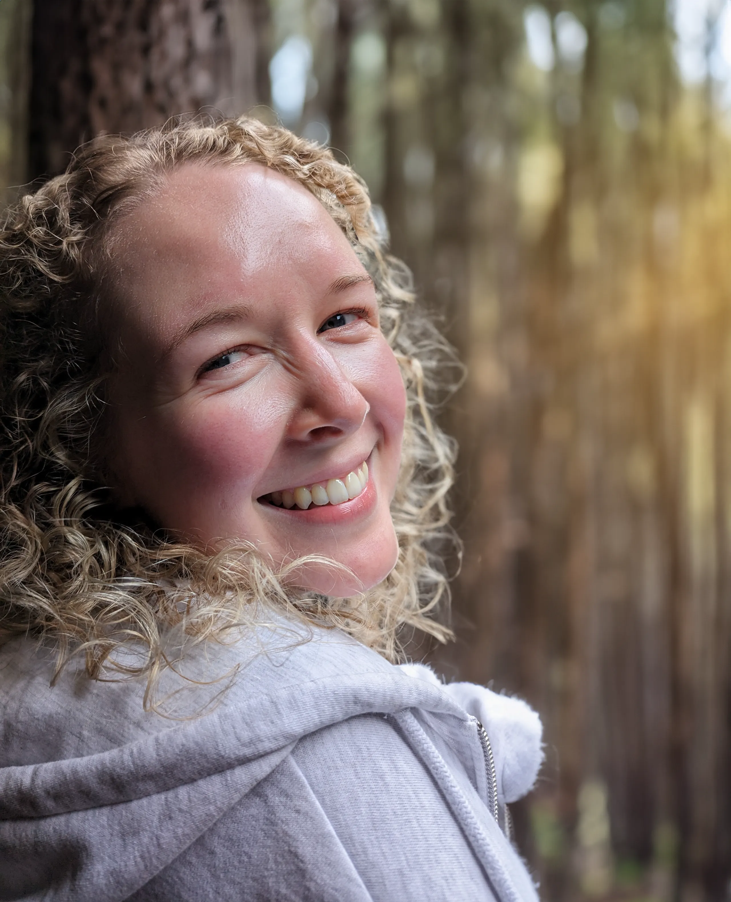 Portrait of Emma Wright smiling outdoors